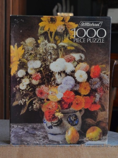 Zdjęcie oferty: Puzzle unikat Renoir Bouquet 1000 StMichael
