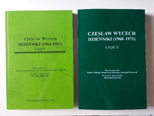 Zdjęcie oferty: Czesław Wycech - Dzienniki cz. 1 i 2 historia PRL