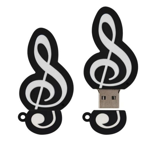 Zdjęcie oferty: Pendrive 64GB klucz wiolinowy nuta nutka muzyka 