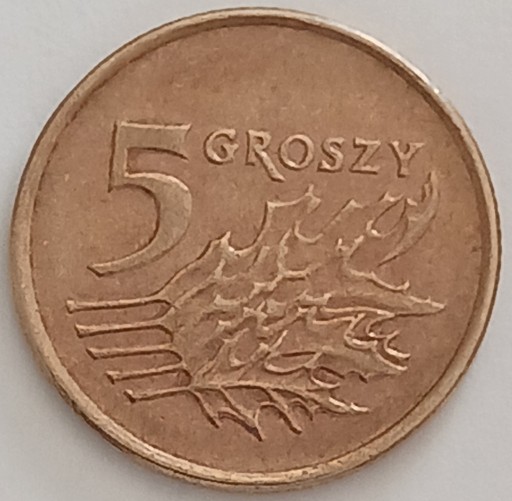 Zdjęcie oferty: 5 gr groszy 1998 r. ładna