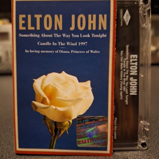 Zdjęcie oferty: Elton John "Something about.."kaseta magnetofonowa