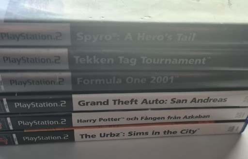 Zdjęcie oferty: Zestaw gier PS2 (Tekken, Spyro, GTA, Harry Potter)