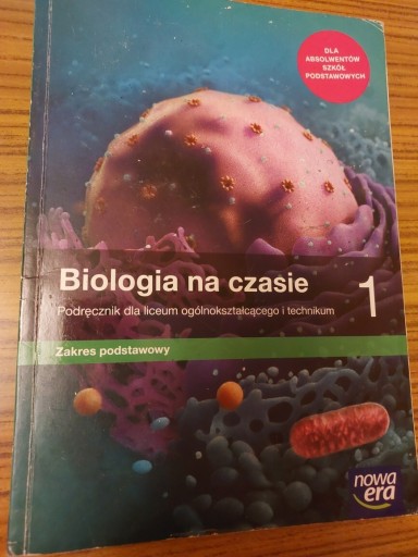 Zdjęcie oferty: Biologia na czasie 1 zakres podstawowy