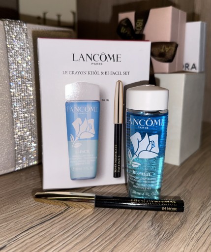 Zdjęcie oferty: Zestaw Lancome mini kredka, mini płyn micelarny