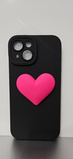 Zdjęcie oferty: ETUI CASE PLECKI Z SERDUSZKIEM DO IPHONE 15