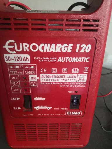 Zdjęcie oferty: Prostownik Elmag Eurocharge 120 