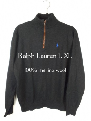 Zdjęcie oferty: Ralph Lauren sweter męski XL merino wool 