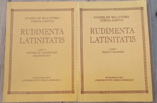 Zdjęcie oferty: Rudimenta Latinitatis Wilczyński i Zarych