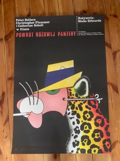 Zdjęcie oferty: Plakat “Powrót różowej pantery” edycja autorska