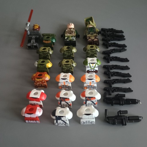 Zdjęcie oferty: Akcesoria zbroja i blastery star wars klony kompatybilne z lego