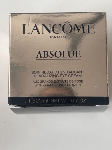 Zdjęcie oferty: Lancôme Absolue revitalizing eye Cream 20ml oko