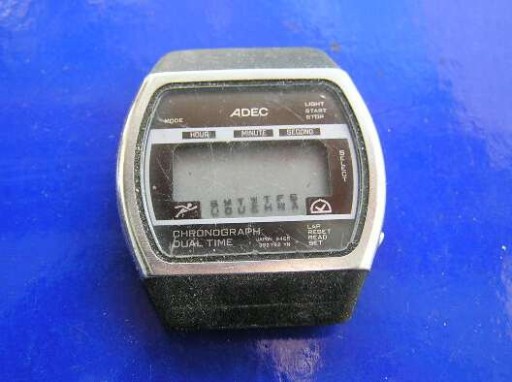 Zdjęcie oferty: Rzadko spotykany zegarek ADEC lata '80