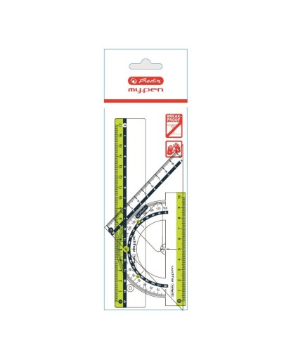 Zdjęcie oferty: ZESTAW GEOMETRYCZNY 3 ELEMENTY 17CM HERLITZ