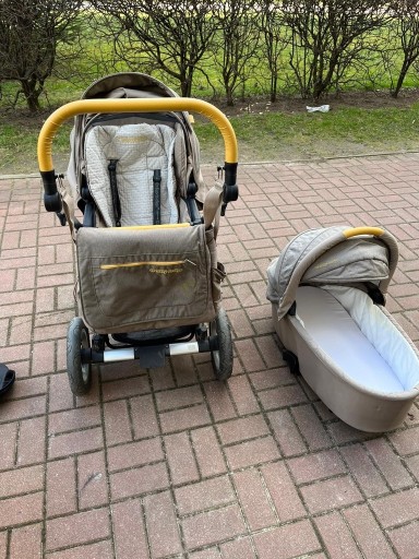 Zdjęcie oferty: Wózek dziecięcy BabyDesign 3w1 gondola, spacerówka