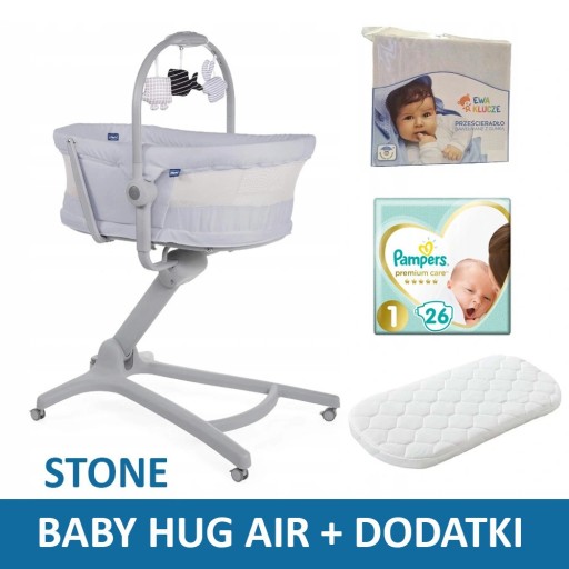 Zdjęcie oferty: Chicco Baby Hug AIR STONE + DODATKI