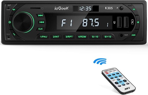 Zdjęcie oferty: ieGeek Radio samochodowe z Bluetooth 5.0