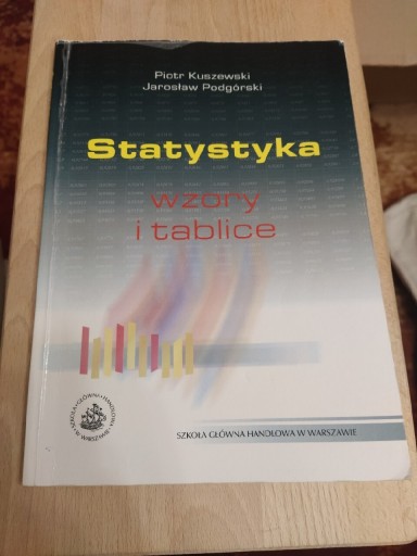 Zdjęcie oferty: Statystyka wzory i tablice SGH Kuszewski Podgórski