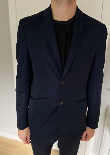 Zdjęcie oferty: Zara granatowa marynarka modna elegancka M 48 jesień okazja