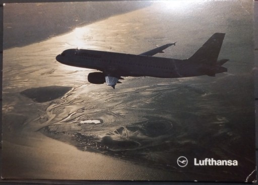 Zdjęcie oferty: Pocztówka Lufthansa Lotnictwo Airbus A320-200