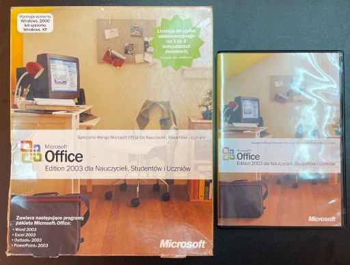 Zdjęcie oferty: Microsoft Office 2003 Nauczycieli Studentów PL BOX
