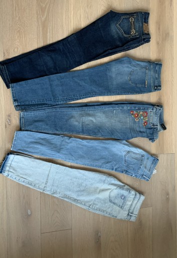 Zdjęcie oferty: 5 par jeansów Guess, massimo Dutti, zara 36/38
