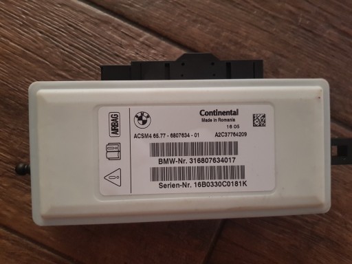 Zdjęcie oferty: AIR BAG sensor BMW F10 F11 6807634