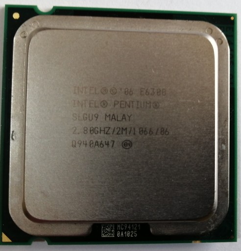 Zdjęcie oferty: Procesor Intel Pentium E6300 2x2,8 GHz