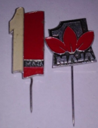 Zdjęcie oferty: PRL 1 maj Święto Pracy odznaki zestaw