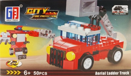 Zdjęcie oferty: Klocki - City Fire Protection AERIAL LADDER TRUCK