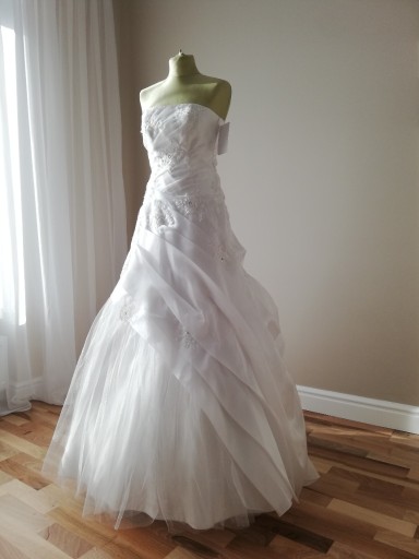 Zdjęcie oferty:  PRINCESSA suknia ślubna śliczna BIAŁA 36 OKAZJA