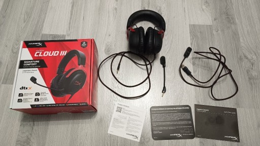 Zdjęcie oferty: HyperX Cloud III - Przewodowe słuchawki gamingowe 727A9AA