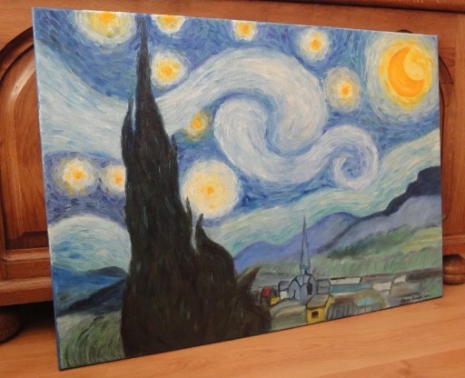 Zdjęcie oferty: obraz olejny Vincent van Gogh Gwiaździsta noc