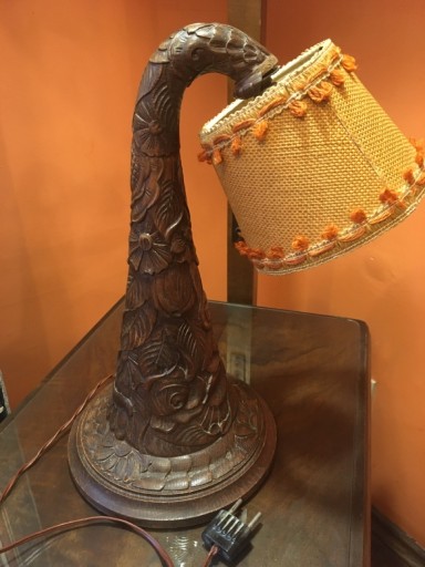 Zdjęcie oferty: Zabytkowa lampka : „Róg obfitości”