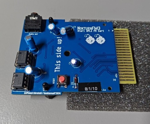 Zdjęcie oferty: NokturnFM3 cart dla Atari ST i kompatybilnych z OPL3 (YM262-M)