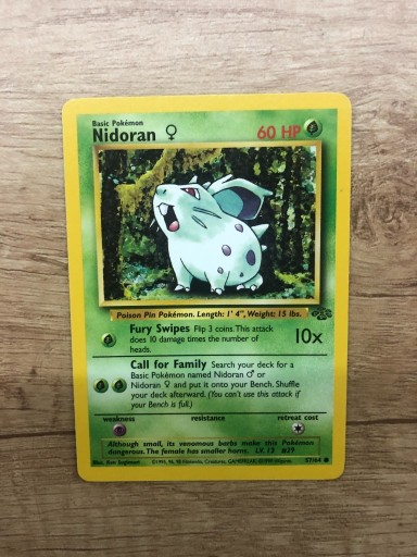 Zdjęcie oferty: Karta Pokemon Nidoran Jungle 57/64