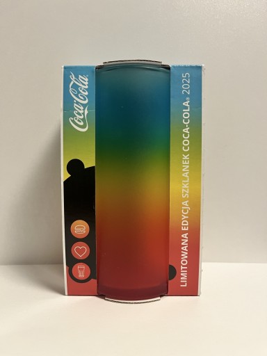 Zdjęcie oferty: Szklanka Coca Cola McDonalds 2025 tęczowe