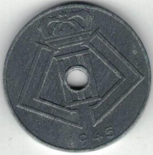 Zdjęcie oferty: Belgia 10 centymów centimes 1945 E-Q 22 mm