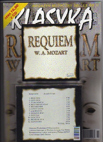 Zdjęcie oferty: Mozart Requiem CD + czasopismo