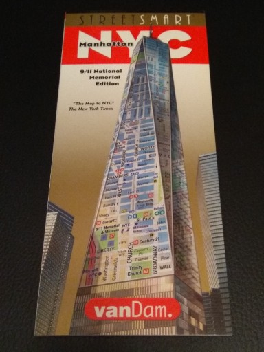 Zdjęcie oferty: Mapa MANHATTAN New York, made in USA, laminat nowa