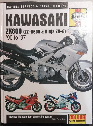 Zdjęcie oferty: Haynes 2146 Kawasaki ZX600, ZZ-R600, ZX-6 90-97