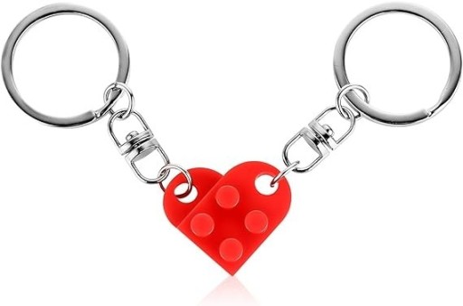 Zdjęcie oferty: Breloczek do kluczy w kształcie serca, 2 sztuki