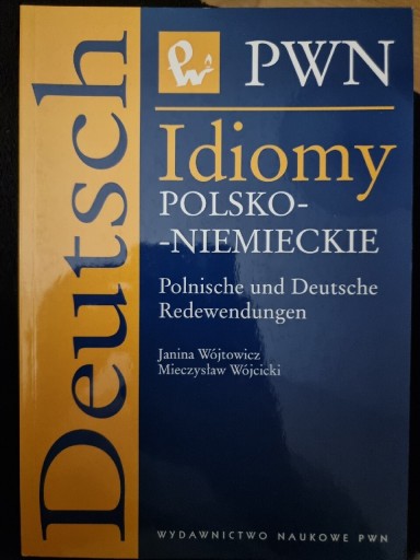 Zdjęcie oferty: Idiomy polsko-niemieckie PWN
