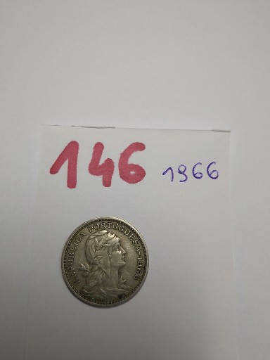 Zdjęcie oferty: Moneta Portugalia 50 centavo, 1927-1968