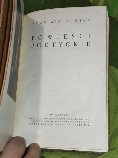 Zdjęcie oferty: Adam Mickiewicz Dzieła - Tom 2 Powieści poetyckie