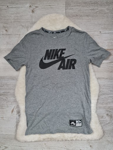 Zdjęcie oferty: Koszulka T-shirt Nike Air Swoosh Szara Rozmiar S 