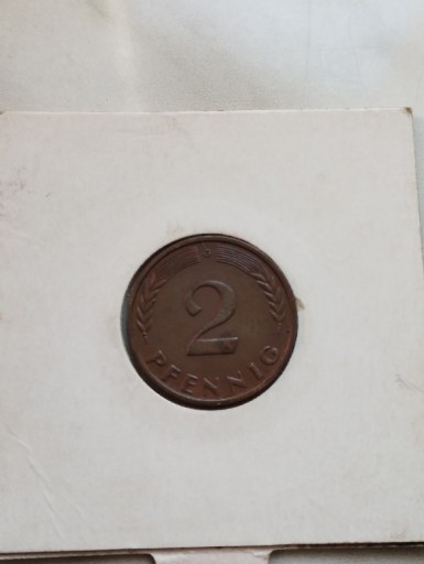 Zdjęcie oferty: Moneta- 2 Pfennig 1950 G 