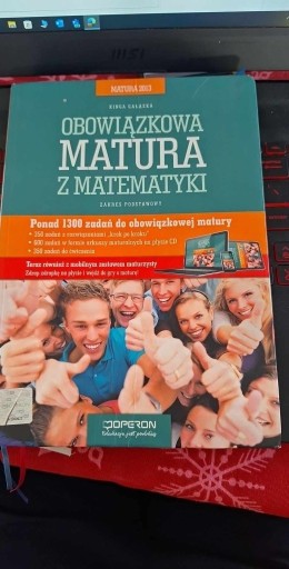 Zdjęcie oferty: Obowiązkowa matura z matematyki Kinga Gałązka