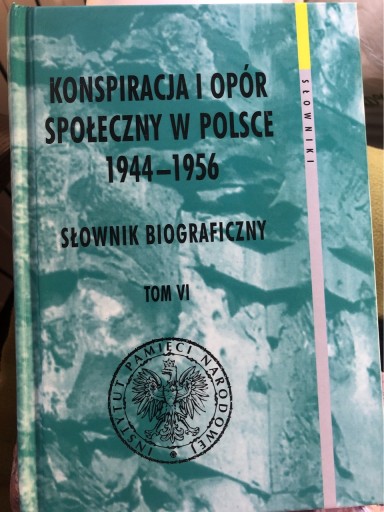 Zdjęcie oferty: KONSPIRACJA I OPÓR SPOŁECZNY W POLSCE 1944-1956