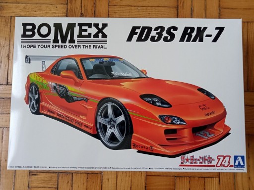Zdjęcie oferty: Mazda rx-7 BOMEX - 1:24_ AOSHIMA- JAK nowy model