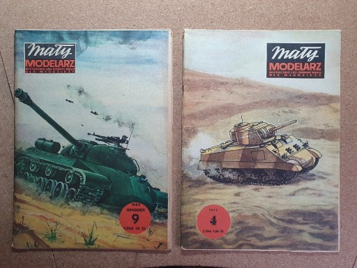 Zdjęcie oferty: Mały Modelarz 4 i 9: M4A3 Sherman 1977 + IS-3 1982